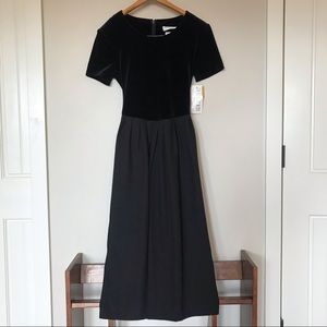 Plaza South 🖤 Formal Dress Velvet Bow Performance